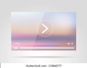 Video player design for web
