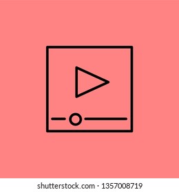 Video player icon