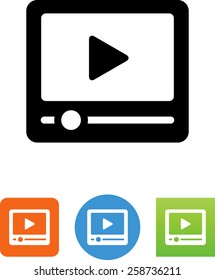 Video player icon