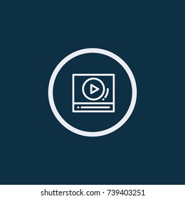 Video player icon