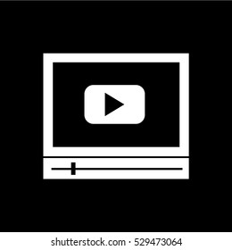 video player icon illustration design