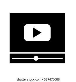 video player icon illustration design