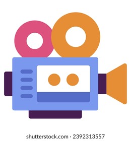 video player icon illustration for web app, etc