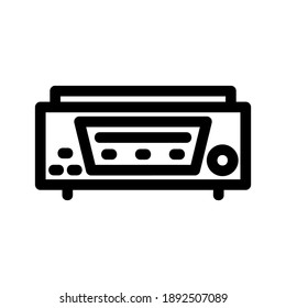 Video Player icon or logo isolated sign symbol vector illustration - high quality black style vector icons
