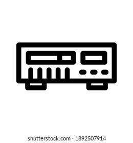 Video Player icon or logo isolated sign symbol vector illustration - high quality black style vector icons
