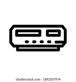 Video Player icon or logo isolated sign symbol vector illustration - high quality black style vector icons
