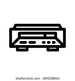 Video Player icon or logo isolated sign symbol vector illustration - high quality black style vector icons
