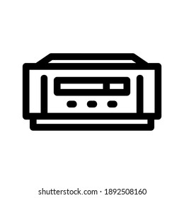Video Player icon or logo isolated sign symbol vector illustration - high quality black style vector icons
