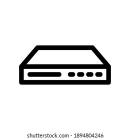 Symbol oder Logo eines Videospielers, einzelne Zeichen, Vektorgrafik - hochwertige Vektorsymbole in schwarzem Stil
