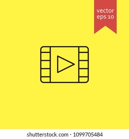 video player. video player icon. sign design. Vector EPS 10.