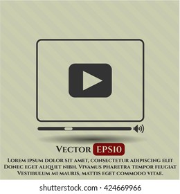 Symbol oder Symbol des Videospielers