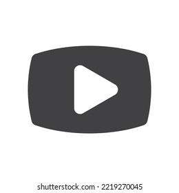 
video player icon vector illustration