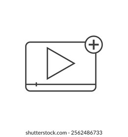 video player icon vector illustration