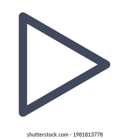 Video Player icon vector image. Can also be used for UI and UX. Suitable for mobile apps, web apps and print media.