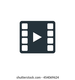 Video player icon, Vector, Movie