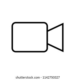 Video Player icon vector icon. Simple element illustration. Video Player symbol design. Can be used for web and mobile.