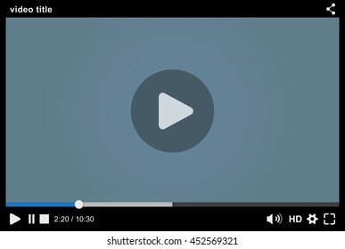 Video player interface