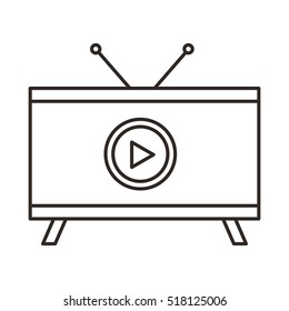 video player isolated icon vector illustration design