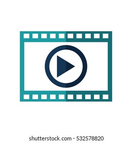 video player isolated icon vector illustration design