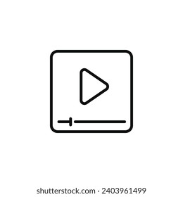 Videospielerliniensymbol einzeln auf weißem Hintergrund