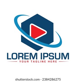 Diseño de logotipos para reproductores de vídeo Diseño de logotipos únicos y modernos
