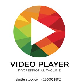 Plantilla de logotipo del Reproductor de vídeo 
Es una plantilla de logotipo limpia y profesional adecuada para cualquier empresa o identidad personal.
