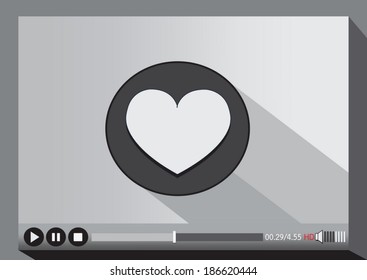 Video player media for web