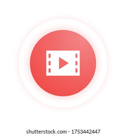 Video Player - Modern Icon (Pictogram)