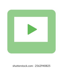 A video player screen representing media, playback, or content streaming