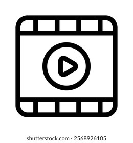 A video player screen representing media, playback, or content streaming