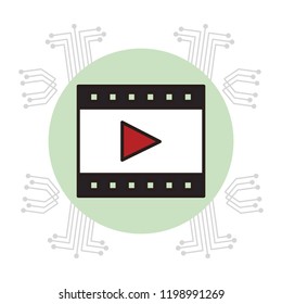 Video player symbol
