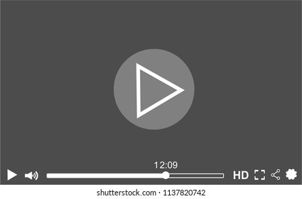 video player template
