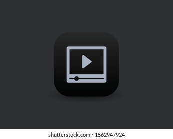 Video Player - Vector App Icon