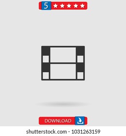 video player vector icon