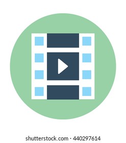 Video Player Vector Icon