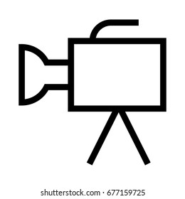 Video Player vector icon