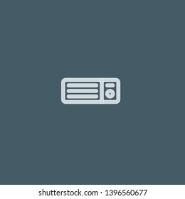 Video Player vector icon. Video Player concept stroke symbol design. Thin graphic elements vector illustration, outline pattern for your web site design, logo, UI. EPS 10.