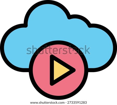 Video player Vector Icon Design Illustration