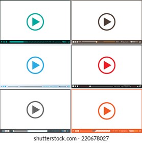 Video player for web set