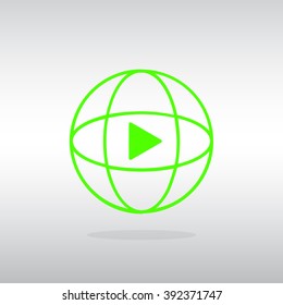 Video player for web,icon