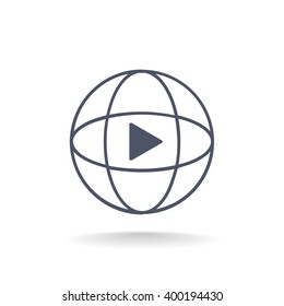 Video player for web,icon