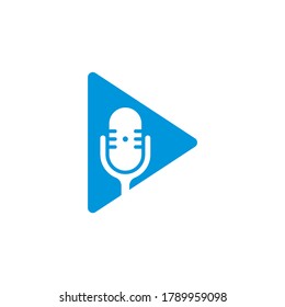 logo de video podcast , logotipo multimedia