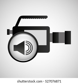 video production concept sound graphic vector illustration eps 10