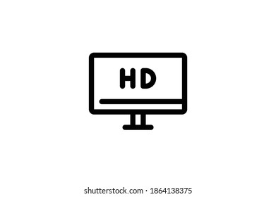 Video Production Icon - Monitor
