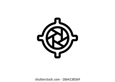 Icono de producción de vídeo - Obturador