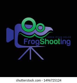 Video production logo design template. Eps 8