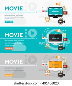 Video Production And Motion Graphic Concept