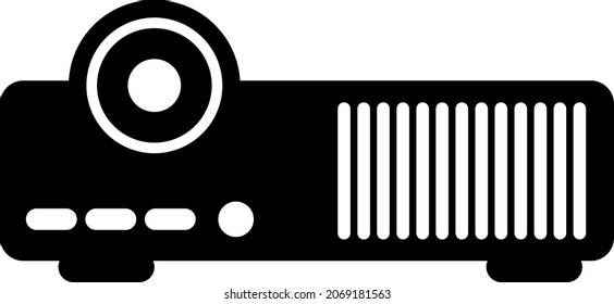 Video projector icon. Trendy Video projector logo concept on transparent background from hardware collection.eps