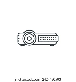 Video Projector icon, vector illustration