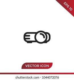 Video Projector Vector Icon Video Projector Vector Icon